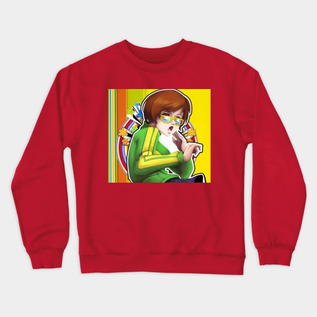 Persona 4 Chie Satonaka Crewneck Sweatshirt by buffalotrident